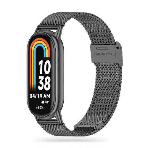 Tech-Protect Milanese Xiaomi Mi Smart Band 10 / Band 9 / Band 8 milánói szíj, fekete