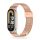 Tech-Protect Milanese Xiaomi Mi Smart Band 10 / Band 9 / Band 8 milánói szíj, rozéarany