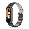 Tech-Protect LeatherFit Xiaomi Mi Smart Band 10 / Band 9 / Band 8 bőrszíj, fekete