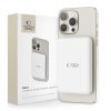 Tech-Protect PB10 LifeMag Powerbank / külső akkumulátor, MagSafe, kompakt, 5000mAh, fehér