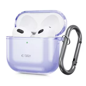Tech-Protect FlexAir Apple AirPods 4 tok karabinerrel, lila