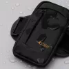 Tech-Protect M6 univerzális tartó / táska, futáshoz / sportoláshoz / túrázáshoz, fekete-narancs