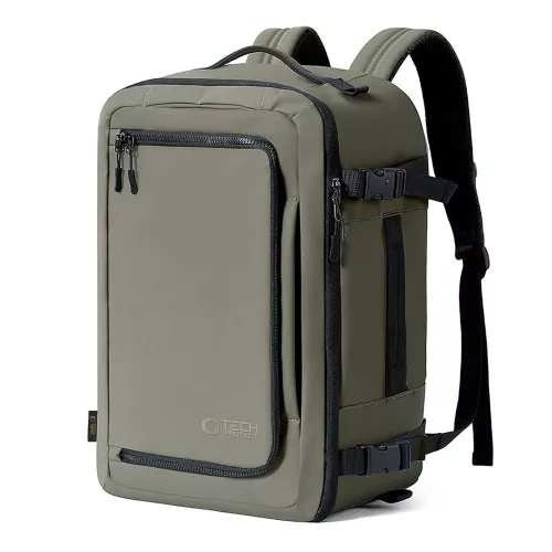 Tech-Protect Defender S50 utazó táska, Ryanair / Wizzair kompatibilis, 20L, 40x20x25cm, olívazöld