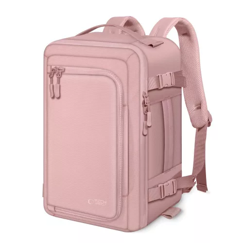 Tech-Protect Defender S50 utazó táska, Ryanair / Wizzair kompatibilis, 20L, 40x20x25cm, rózsaszín