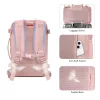 Tech-Protect Defender S50 utazó táska, Ryanair / Wizzair kompatibilis, 20L, 40x20x25cm, rózsaszín