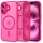 Tech-Protect Magmat Apple iPhone 16 hátlap tok, MagSafe, Blazing Pink, rózsaszín