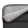 Tech-Protect Puffy univerzális laptop táska / tartó, ütéscsillapító habréteggel, plüss béléssel, 15-16col, fekete