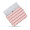 Tech-Protect Puffy univerzális laptop táska / tartó, ütéscsillapító habréteggel, plüss béléssel, 15-16col, rozéarany