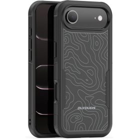   Dux Ducis SHLD Apple iPhone Air (2025) hátlap tok megerősített szélekkel, kameravédelemmel, fekete