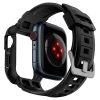 Spigen Rugged Armor Pro Apple Watch 9 / 8 / 7 / 6 / SE ( 3 / 2 / 1 Gen) 44mm / 45mm tok, fekete