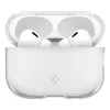 Spigen Liquid Crystal Apple Airpods Pro 3 szilikon tok, csuklópánttal, Crystal Clear, átlátszó