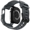 Spigen Rugged Armor Pro 2 Apple Watch 10-11 (46 mm) szíj / tok, Dark Gray, sötétszürke