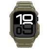 Spigen Rugged Armor Pro 2 Apple Watch 10-11 (46 mm) szíj / tok, Vintage Khaki, zöld