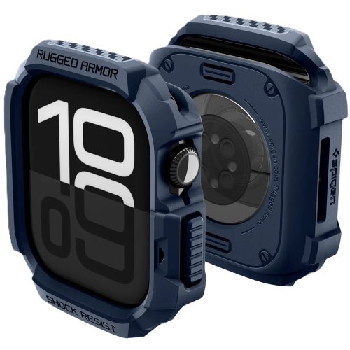 Spigen Rugged Armor 2 Apple Watch 10-11 (42 mm) tok, Navy Blue, sötétkék