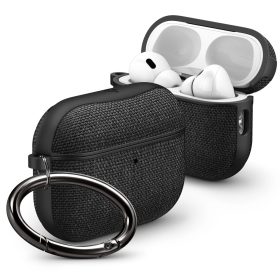   Spigen Urban Fit Apple AirPods Pro 3 tok, karabinerrel, Black, fekete