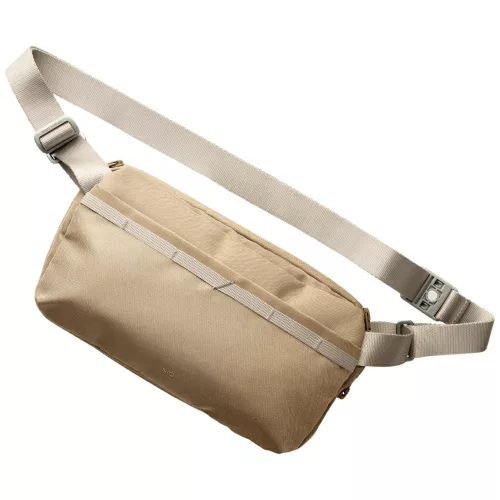 Uniq Denver övtáska mágneses zsinórral, 4 cipzárral, 5 zsebbel, 5l, khaki