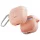 Uniq Clyde Apple AirPods 4 tok karabinerrel, rózsaszín