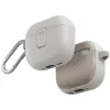 Uniq Clyde Apple AirPods 4 tok karabinerrel, bézs