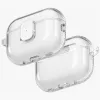 Uniq Glase Pro Apple AirPods Pro 3 tok karabinerrel, átlátszó