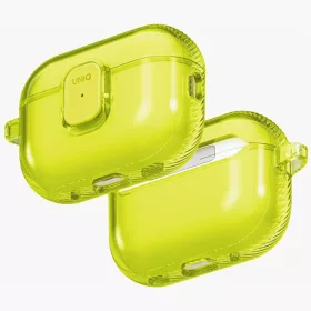 Uniq Glase Pro Apple AirPods Pro 3 tok karabinerrel, sárga