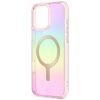 Uniq Hybrid Iridescia iPhone 16 Pro Magsafe tok, színes-rózsaszín (prism)