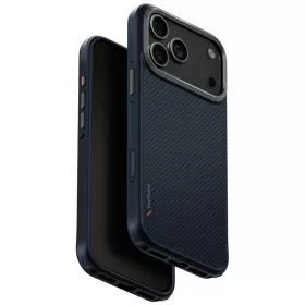   Uniq Keva Magclick Apple iPhone 17 Pro Max MagSafe Aramid tok, sötétkék