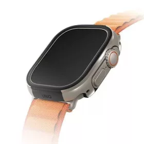   Uniq Valencia Apple Watch Ultra 3 / 2 / 1 49mm műanyag tok, ezüst