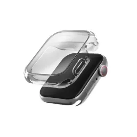   Uniq Garde Apple Watch 11/ Watch 10 46mm műanyag tok kijelzővédelemmel, átlátszó