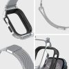 Spigen Metal Fit Pro Apple Watch 4-6, SE, SE (2022), SE (2025) (40 mm) / Watch 7-9 (41 mm) fém szíj / tok, ezüst