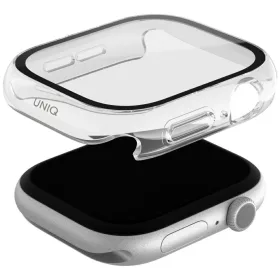   Uniq Nautic Apple Watch 11 / Watch 10 42mm műanyag tok, IP68 por-és cseppálló kijelzővédelemmel, átlátszó