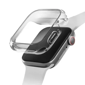   Uniq Garde Apple Watch 4 / 5 / 6 / SE / SE2 / SE3 (40mm) műanyag tok kijelzővédelemmel, fekete