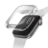 Uniq Garde Apple Watch 4 / 5 / 6 / SE / SE2 / SE3 (44mm) műanyag tok kijelzővédelemmel, fekete