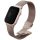 Uniq Dante Pro Apple Watch 1/2/3/4/5/6/7/8/9/10/11/SE/SE2/SE3 (40/41/42mm) rozsdamentes acél szíj, rozéarany