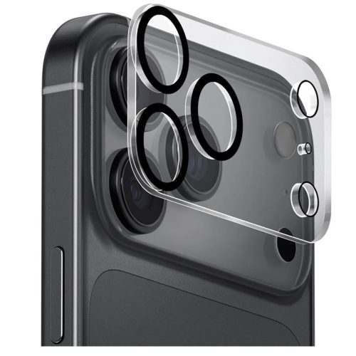 Uniq Optix ClearShield FrameGuard Apple iPhone 17 Pro Max kameralencse-védő, átlátszó