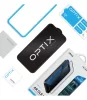 Uniq Optix Vision AR Apple iPhone 17 Pro tempered glass kijelzővédő üvegfólia felhelyező kerettel, kék fény szűrős, átlászó