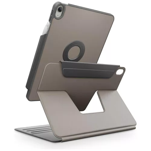 Uniq Rovus 360 Apple iPad Air 11 (2025 / 2024) / Air 5 / 4 mágneses tok kitámasztóval, 360 fokban forgatható, szürke