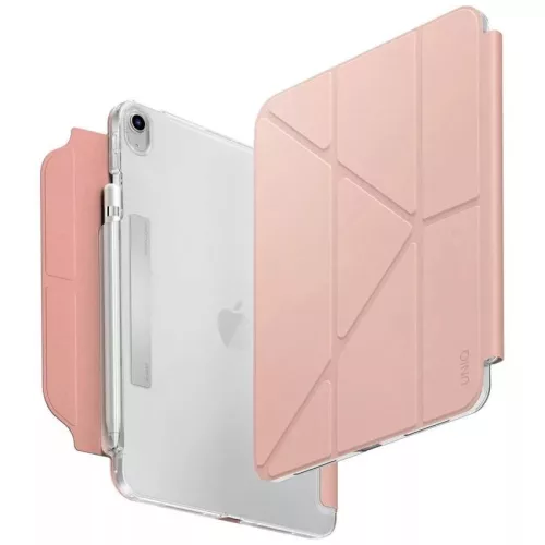 Uniq Camden Click Apple iPad 11 2025 / iPad 10.9 2022 műanyag tok, rózsaszín