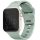 Uniq Stride De Rubber Apple Watch 42/41/40mm gumis szilikon szíj, zöld