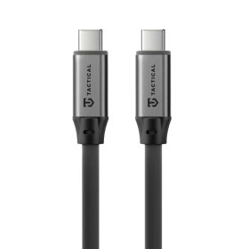   Tactical Fat Man 2.0 USB-C-USB-C töltő- és adatkábel, szilikon, 1m, szürke