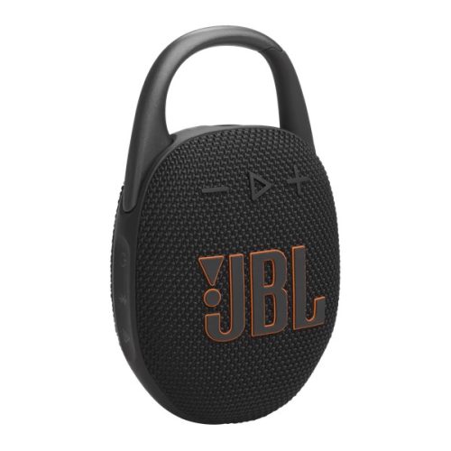 JBL Clip 5 hordozható bluetooth hangszóró, víz / porálló, IP67, fekete