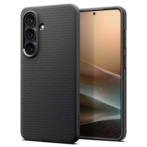 Spigen Liquid Air Samsung Galaxy S26 tok, Matte Black, fekete