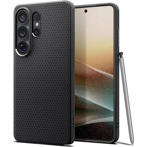Spigen Liquid Air Samsung Galaxy S26 Ultra tok, Matte Black, fekete