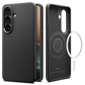   Spigen Liquid Air MagFit Samsung Galaxy S26 tok, MagSafe, Matte Black, fekete