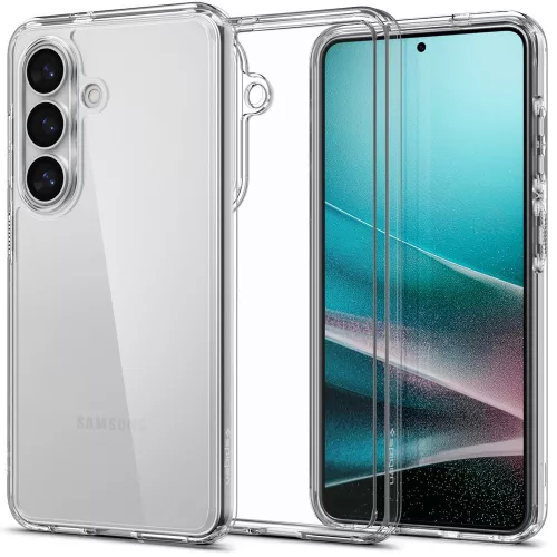 Spigen Ultra Hybrid Samsung Galaxy S26 Plus tok, Crystal Clear, átlátszó
