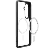 Spigen Ultra Hybrid MagFit Samsung Galaxy S26 tok, Matte Black, átlátszó-fekete