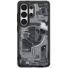 Spigen Ultra Hybrid MagFit Samsung Galaxy S26 Ultra tok, MagSafe, Zero One, átlátszó-fekete