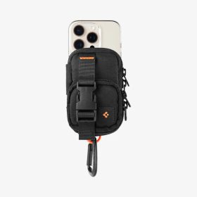   Spigen Snap Zip MagFit kártyatartó / táska, rendszerező, MagSafe, fekete