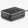 Spigen EF302MOQ 2in1 Magfit vezeték nélküli wireless gyorstöltő, mágneses, 25W, fekete