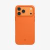 Spigen Silicone Fit MagFit Apple iPhone 17 Pro Max tok, MagSafe, Cosmic Orange, narancs