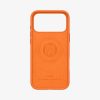 Spigen Silicone Fit MagFit Apple iPhone 17 Pro tok, MagSafe, Cosmic Orange, narancs
